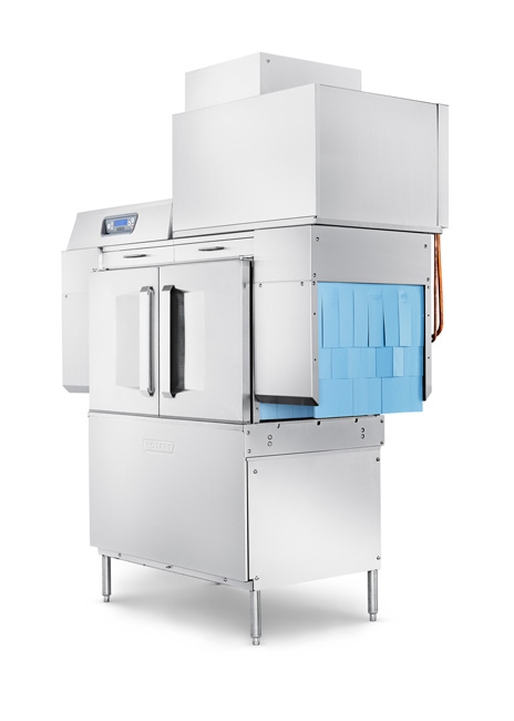 Ventless Electric High Temperature Rack Conveyor Dishwashing Machine